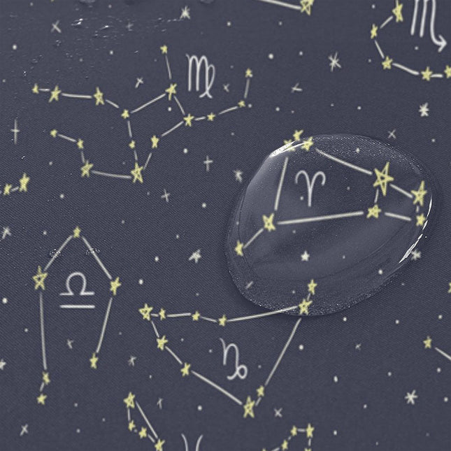 Duschdraperi med stjärnbilder och stjärntecken