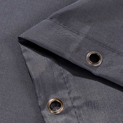 Enfärgat mörkgrått duschdraperi