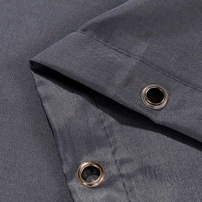 Enfärgat mörkgrått duschdraperi