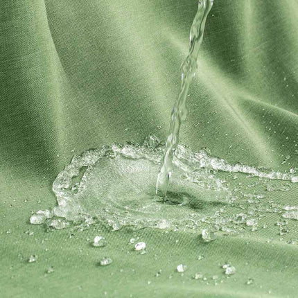 Kakifärgat duschdraperi i textil