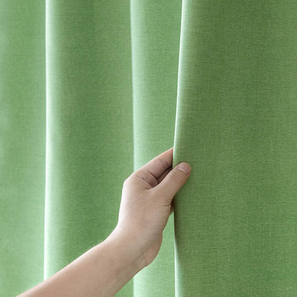 Kakifärgat duschdraperi i textil