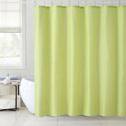 Enfärgat duschdraperi i limegrönt