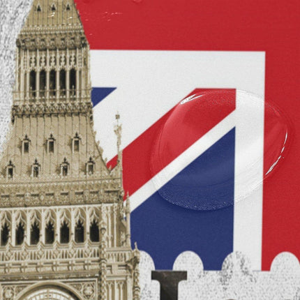 Duschdraperi med motiv från London