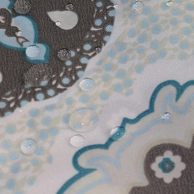 Duschdraperi med bohemiskt mandalamönster