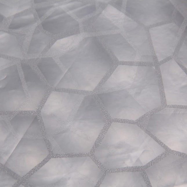 Transparent duschdraperi med 3D-mönster