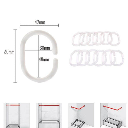 Duschdraperi med halloween-motiv och fladdermöss