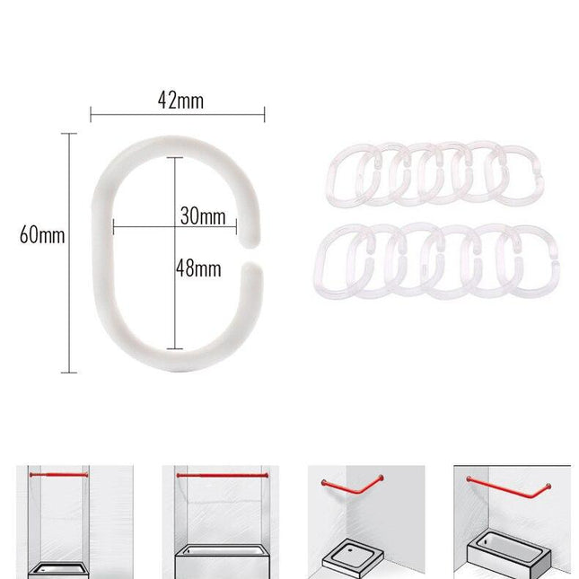 Duschdraperi med halloween-motiv och fladdermöss