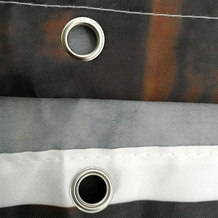 Duschdraperi med cowboy i solnedgången