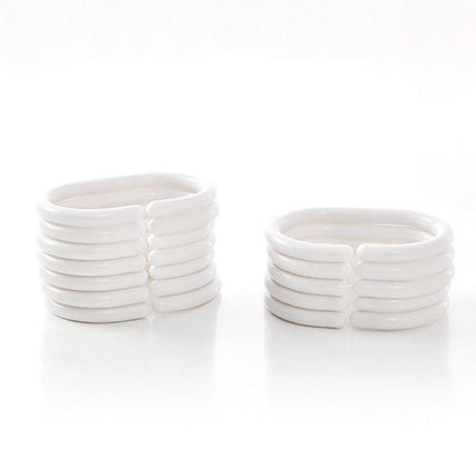 Duschdraperi med orangea fjärilar blommor