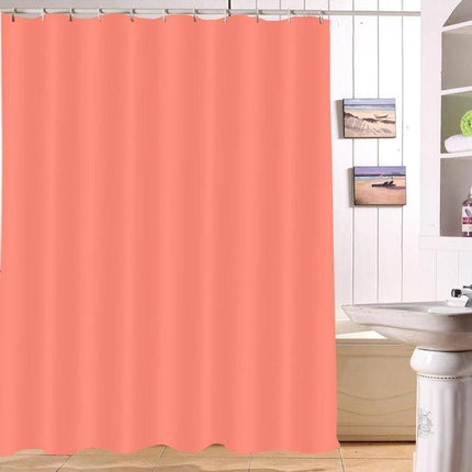 Laxrosa duschdraperi i enfärgad design