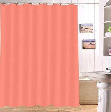 Laxrosa duschdraperi i enfärgad design