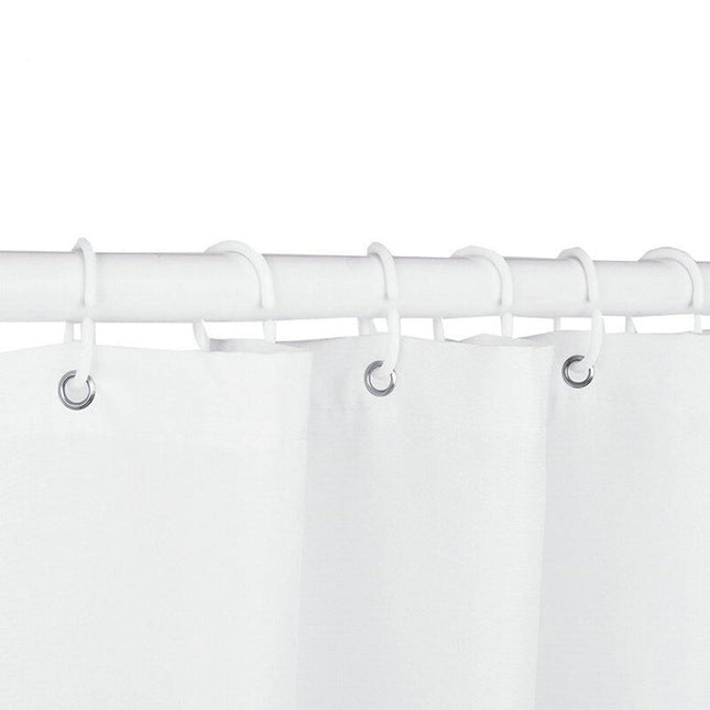 Duschdraperi i retrostil med Route 66