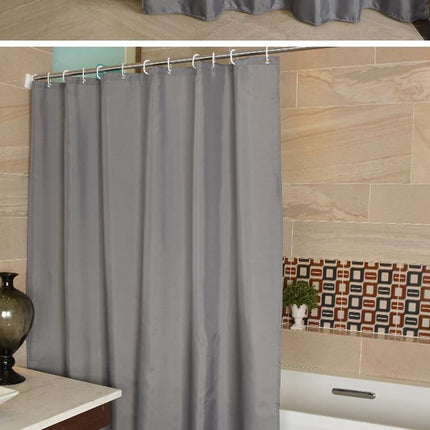 Tvättbart duschdraperi i textil för badrum