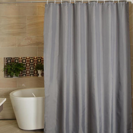 Tvättbart duschdraperi i textil för badrum