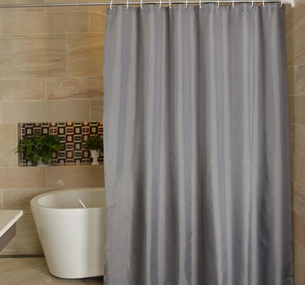 Tvättbart duschdraperi i textil för badrum