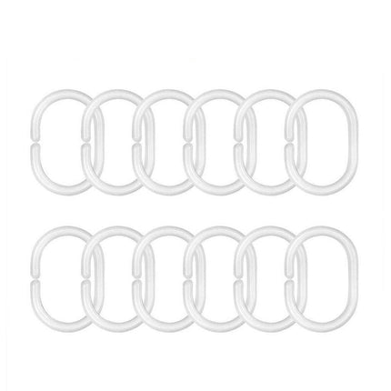 Mintgrönt duschdraperi med vita ränder